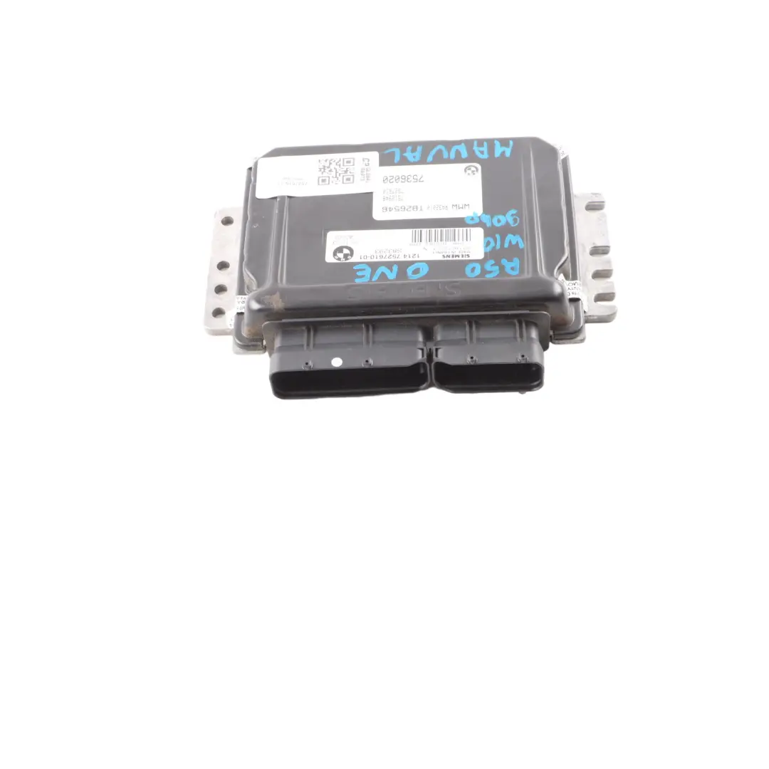MINI One R50 W10 90HP Engine ECU Control Unit Module DME Manual - SKU 7527610-17 - Part number 7527610