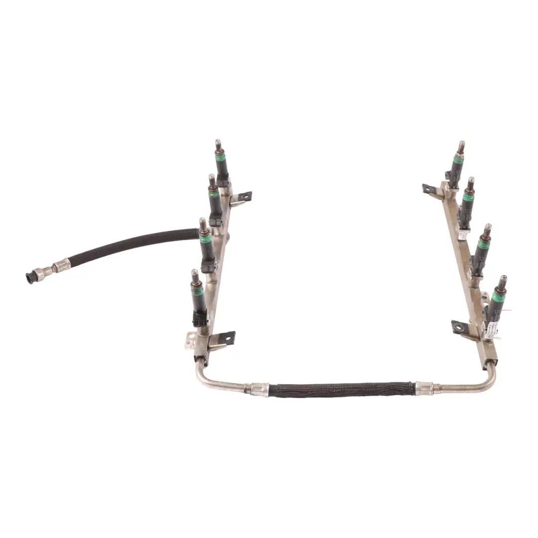 4.4i N62 Benzin Einspritzdüsen Einspritzschiene Leitung für BMW X5 E53 mit Teilenummer 7558198 BMW X5 E53 4.4i N62 Benzin Einspritzdüsen Einspritzschiene Leitung - SKU 7558198 - Teilenummer 7558198