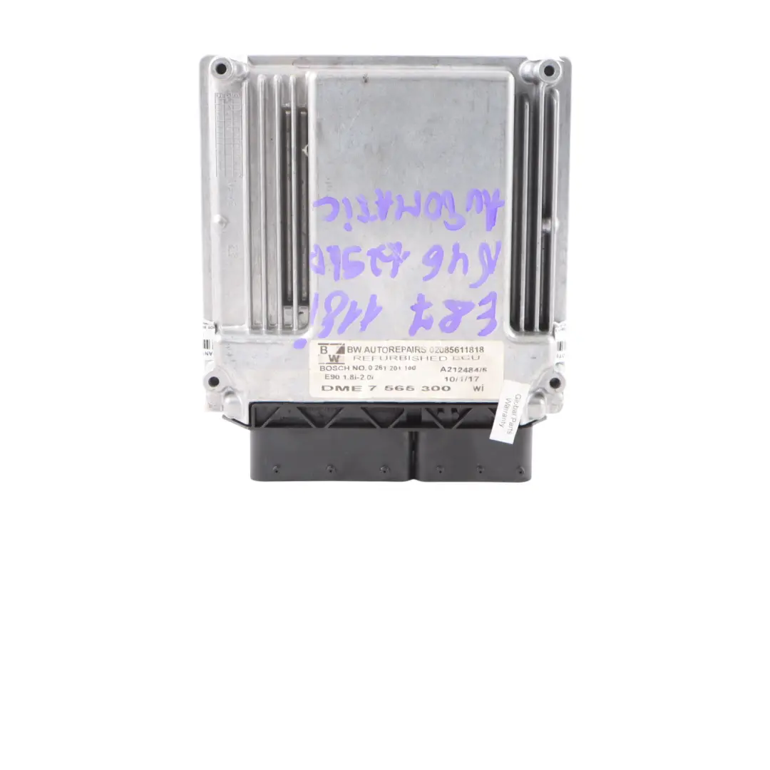 N46 129HP ECU Kit DME + CAS2 + Key Automatic to BMW E87 E90 E91 118i 318i with Part number 7565300 BMW E87 E90 E91 118i 318i N46 129HP ECU Kit DME + CAS2 + Key Automatic - SKU 7565300-20 - Part number 7565300