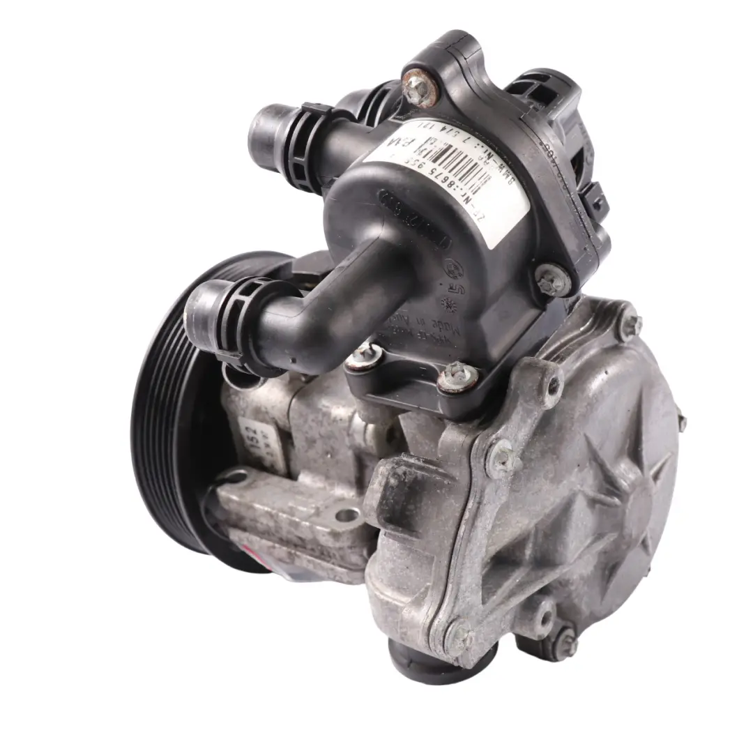 N46 N46N Power Steering Water Pump Thermostat 6769598 to BMW E87 E90 E91 with Part number 7574121 BMW E87 E90 E91 N46 N46N Power Steering Water Pump Thermostat 6769598 - SKU 7574121 - Part number 7574121