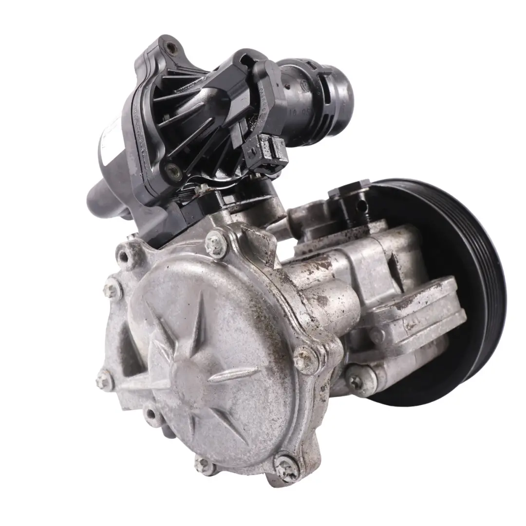 N46 N46N Pompe à eau de direction assistée Thermostat 6769598 pour BMW E87 E90 E91 à propos du numéro de pièce 7574121 BMW E87 E90 E91 N46 N46N Pompe à eau de direction assistée Thermostat 6769598 - SKU 7574121 - Numéro de pièce 7574121