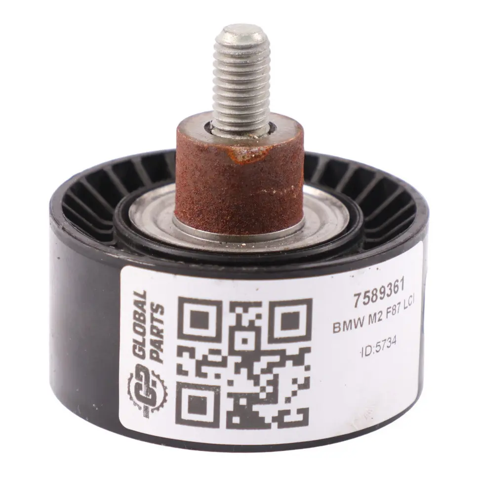 Polea de desviación de la correa de transmisión para BMW F80 F82 F87 X3 F97 con número de pieza 7589361 BMW F80 F82 F87 X3 F97 Polea de desviación de la correa de transmisión - SKU 7589361 - Número de pieza 7589361