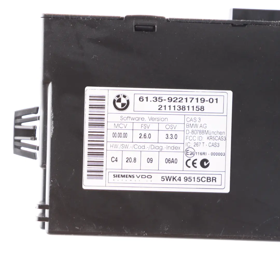 98HP Engine ECU Kit DME CAS 3 + Keys Manual to Mini One R55 R56 LCI N16 1.6 with Part number 7620987 Mini One R55 R56 LCI N16 1.6 98HP Engine ECU Kit DME CAS 3 + Keys Manual - SKU 7620987-4 - Part number 7620987