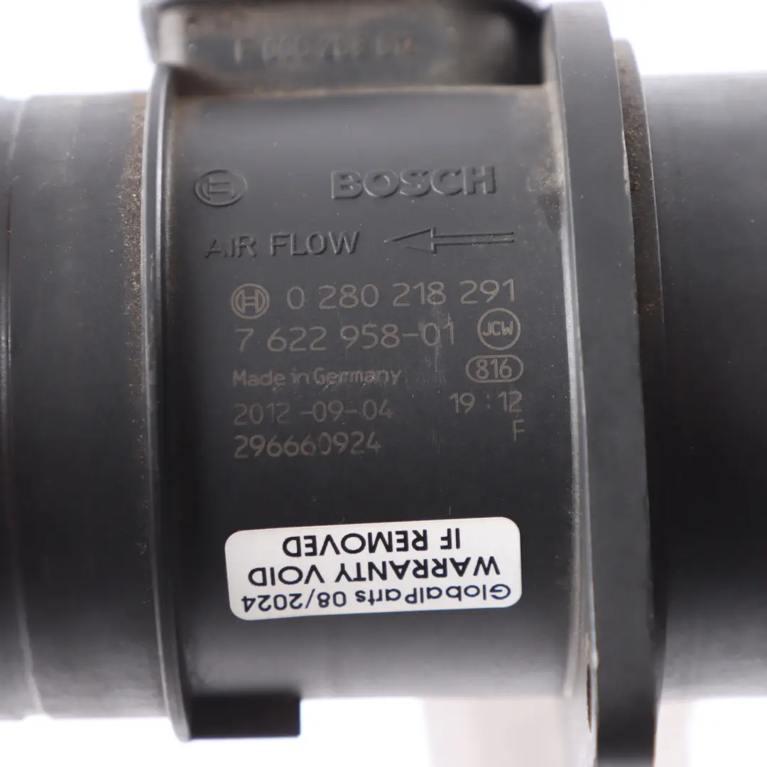 Mass Flow Meter to Mini Cooper R55 R56 R57 LCI R58 R59 R60 N18 Air with Part number 7622958 Mini Cooper R55 R56 R57 LCI R58 R59 R60 N18 Air Mass Flow Meter - SKU 7622958 - Part number 7622958