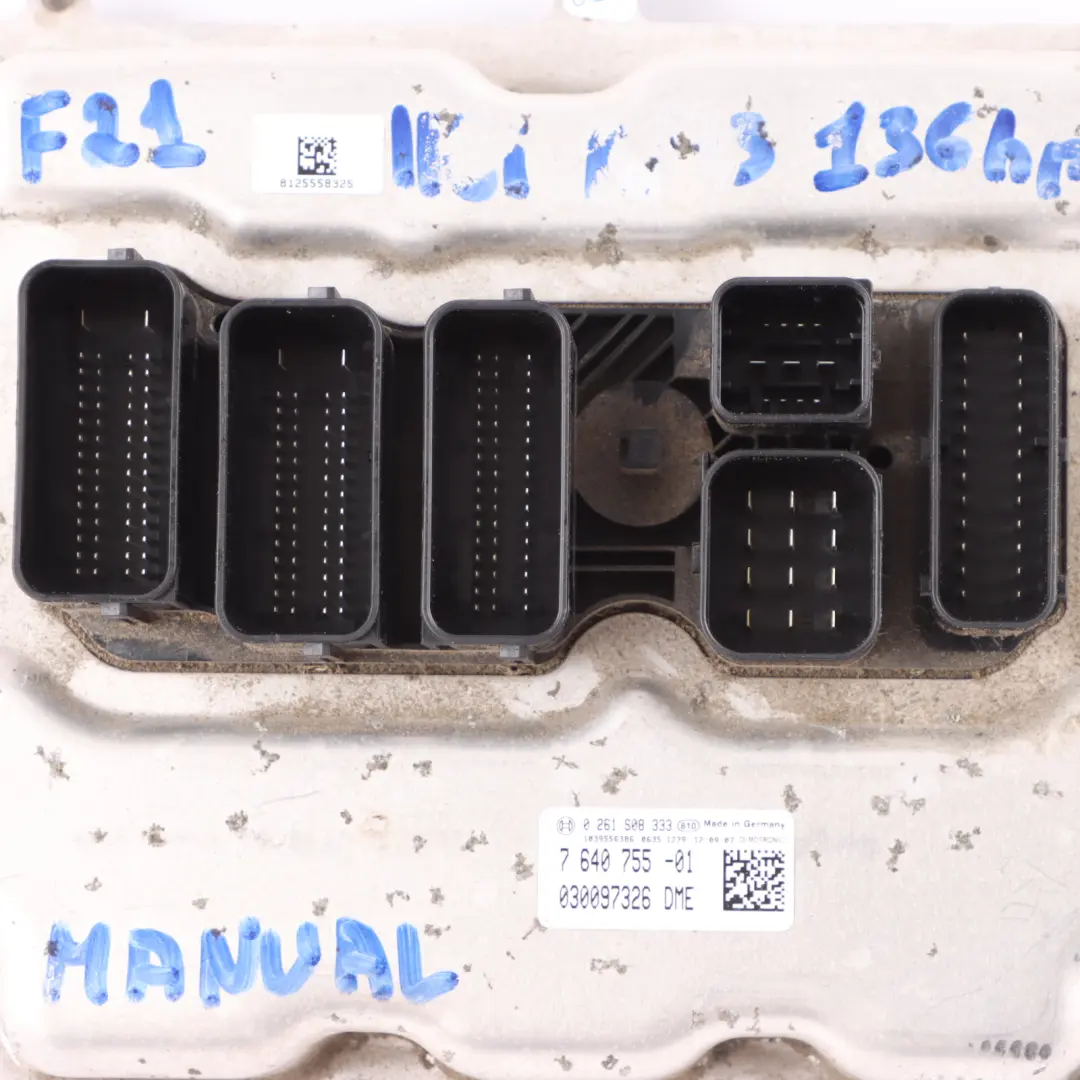 136HP Engine ECU Kit DME 2 Keys Lock FEM to BMW F20 F21 116i F30 316i N13 with Part number 7640755 BMW F20 F21 116i F30 316i N13 136HP Engine ECU Kit DME 2 Keys Lock FEM - SKU 7640755-6 - Part number 7640755