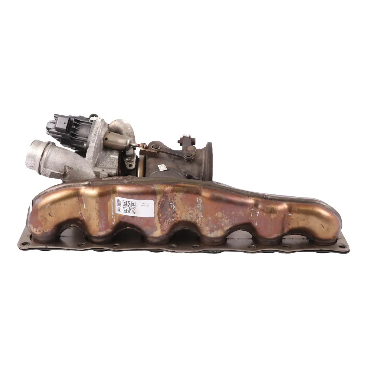 BMW F07 F10 X3 F25 F30 F32 N55 Benzina Turbo Charger Collettore scarico 7643115