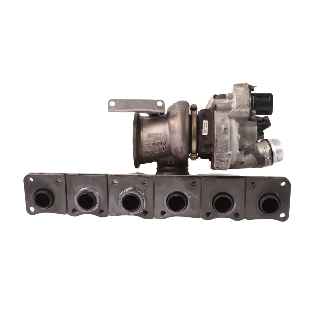 N55 Petrol Turbo Charger Exhaust Manifold to BMW F07 F10 X3 F25 F30 F32 with Part number 7643115 BMW F07 F10 X3 F25 F30 F32 N55 Petrol Turbo Charger Exhaust Manifold - SKU 7643115 - Part number 7643115