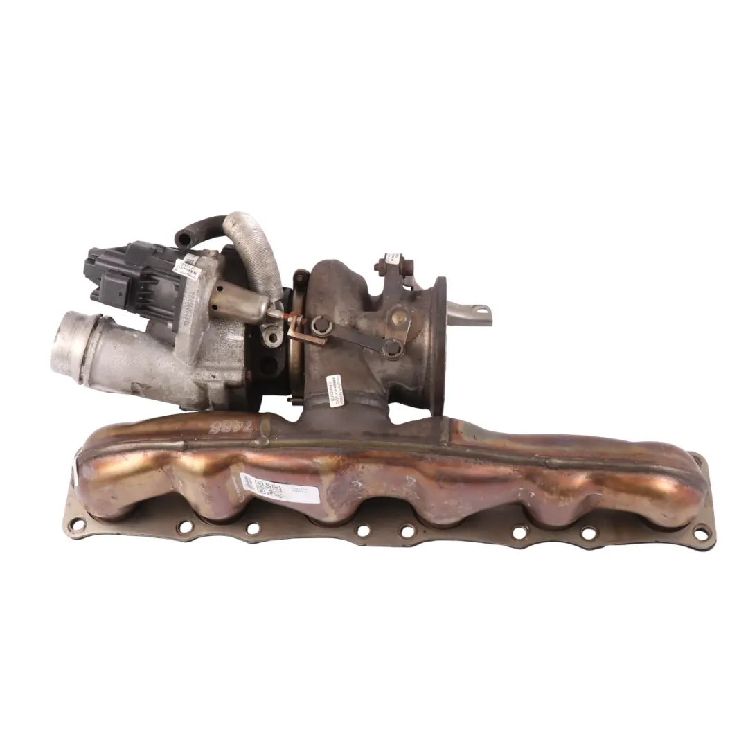 N55 Benzina Turbo Charger Collettore scarico per BMW F07 F10 X3 F25 F30 F32 con numero di parte 7643115 BMW F07 F10 X3 F25 F30 F32 N55 Benzina Turbo Charger Collettore scarico - SKU 7643115 - Numero di parte 7643115