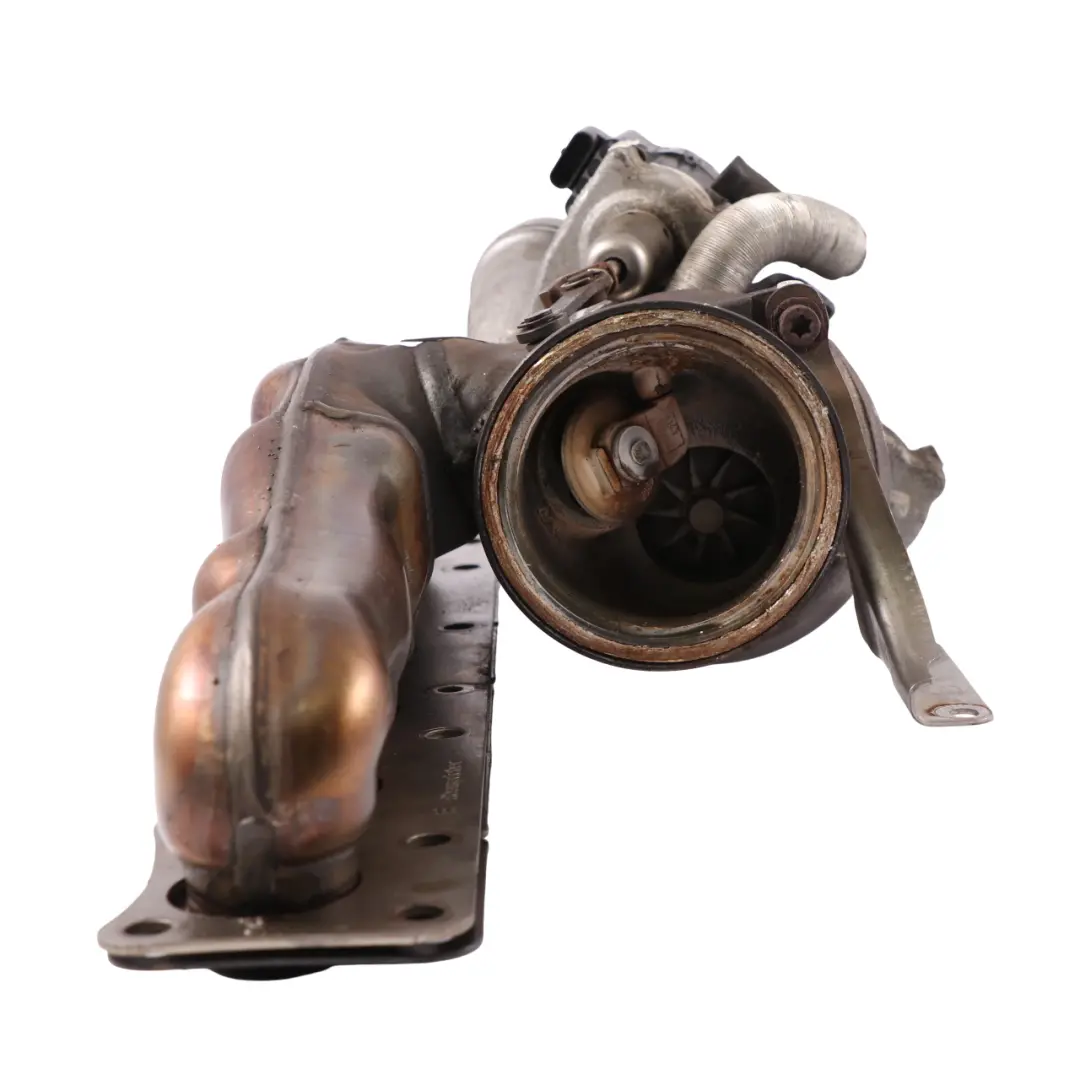 N55 Gasolina Turbo Cargador Colector escape para BMW F07 F10 X3 F25 F30 F32 con número de pieza 7643115 BMW F07 F10 X3 F25 F30 F32 N55 Gasolina Turbo Cargador Colector escape - SKU 7643115 - Número de pieza 7643115