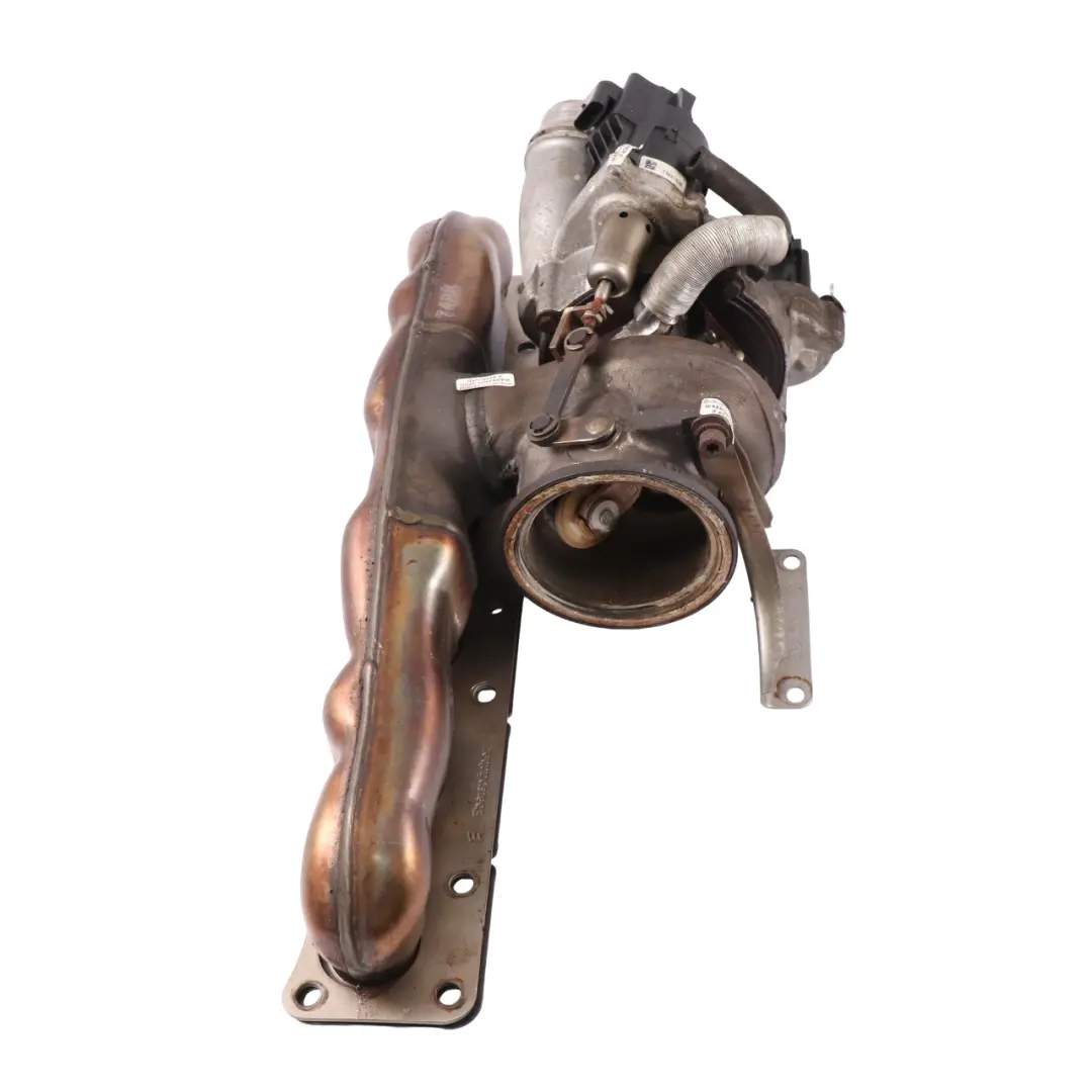 BMW F07 F10 X3 F25 F30 F32 N55 Benzina Turbo Charger Collettore scarico - SKU 7643115 - Numero di parte 7643115