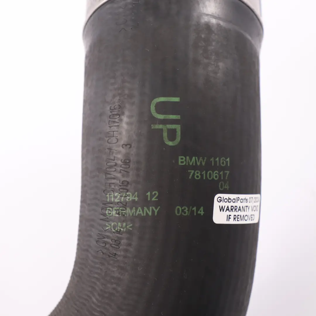 BMW F20 F21 F30 N47N Charge Air Line Intercooler Turbo Pipe - SKU 7810617 - Part number 7810617