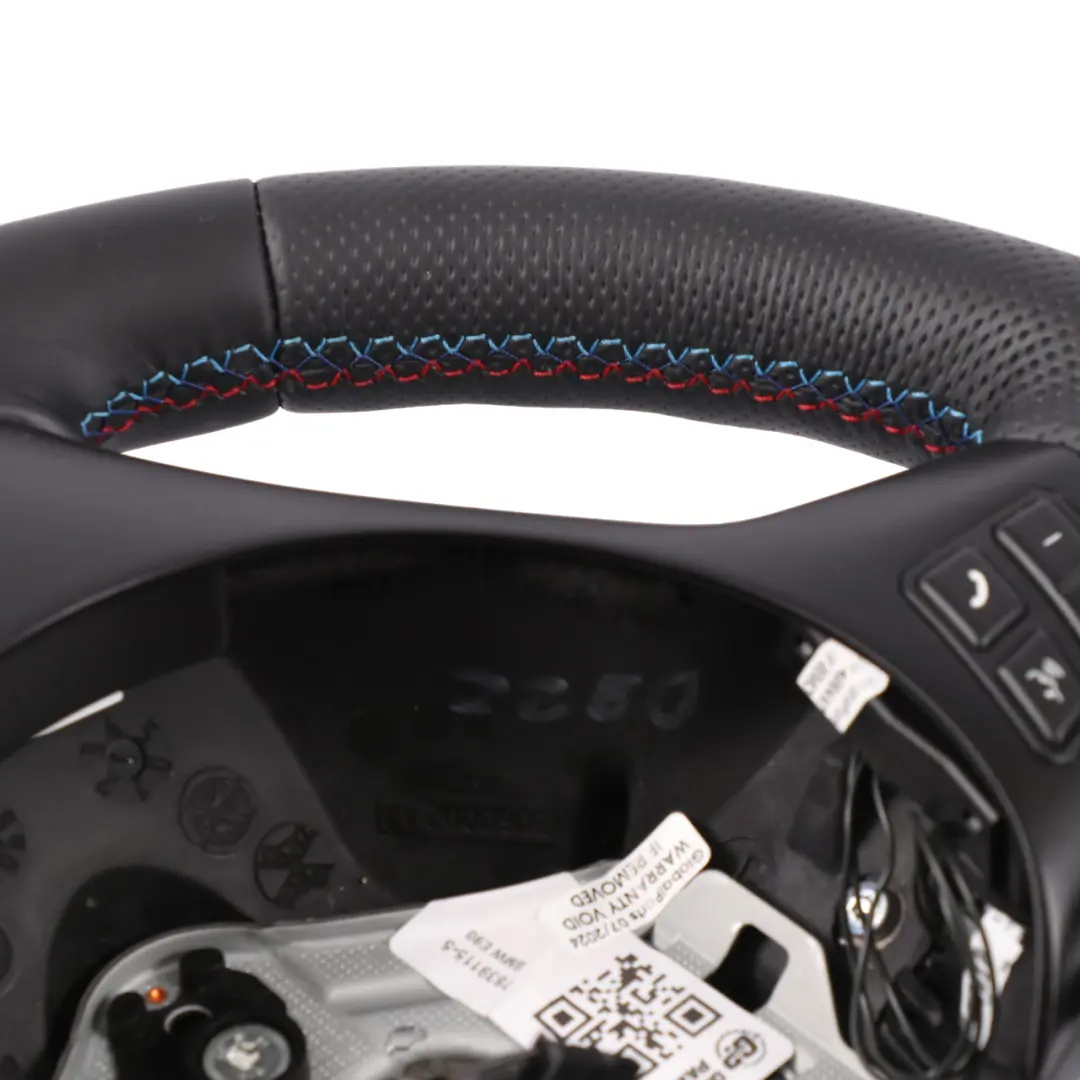 BMW E81 E87 E90 E91 E92 NEU Schwarz Leder M-Sport Dickes Lenkrad Paddelschieber - SKU 7839115-5 - Teilenummer 7839115