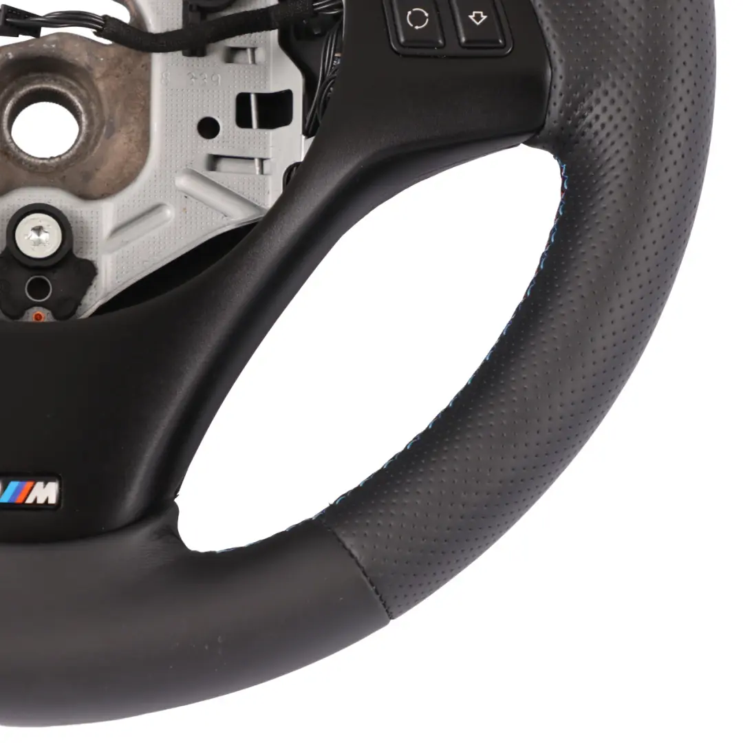 BMW E81 E87 E90 E91 E92 NEU Schwarz Leder M-Sport Dickes Lenkrad Paddelschieber - SKU 7839115-5 - Teilenummer 7839115