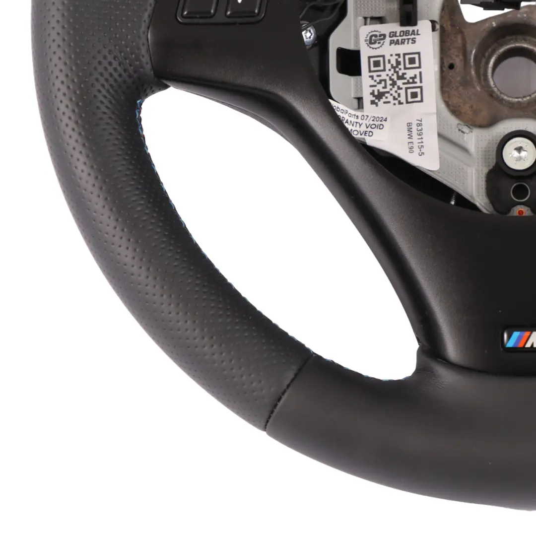 BMW E81 E87 E90 E91 E92 Neuf en Cuir Noir M-SPORT epais Volant - SKU 7839115-5 - Numéro de pièce 7839115