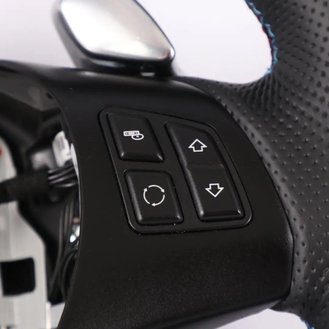 BMW E81 E87 E90 E91 E92 Nuova Pelle Nera M-SPORT Volante Spesso - SKU 7839115-5 - Numero di parte 7839115