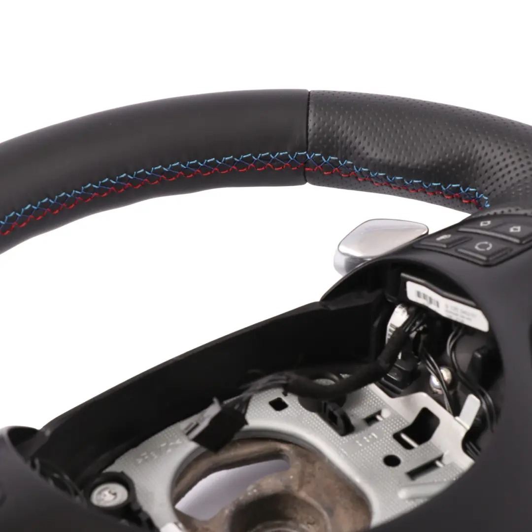 BMW E81 E87 E90 E91 E92 NEU Schwarz Leder M-Sport Dickes Lenkrad Paddelschieber - SKU 7839115-5 - Teilenummer 7839115