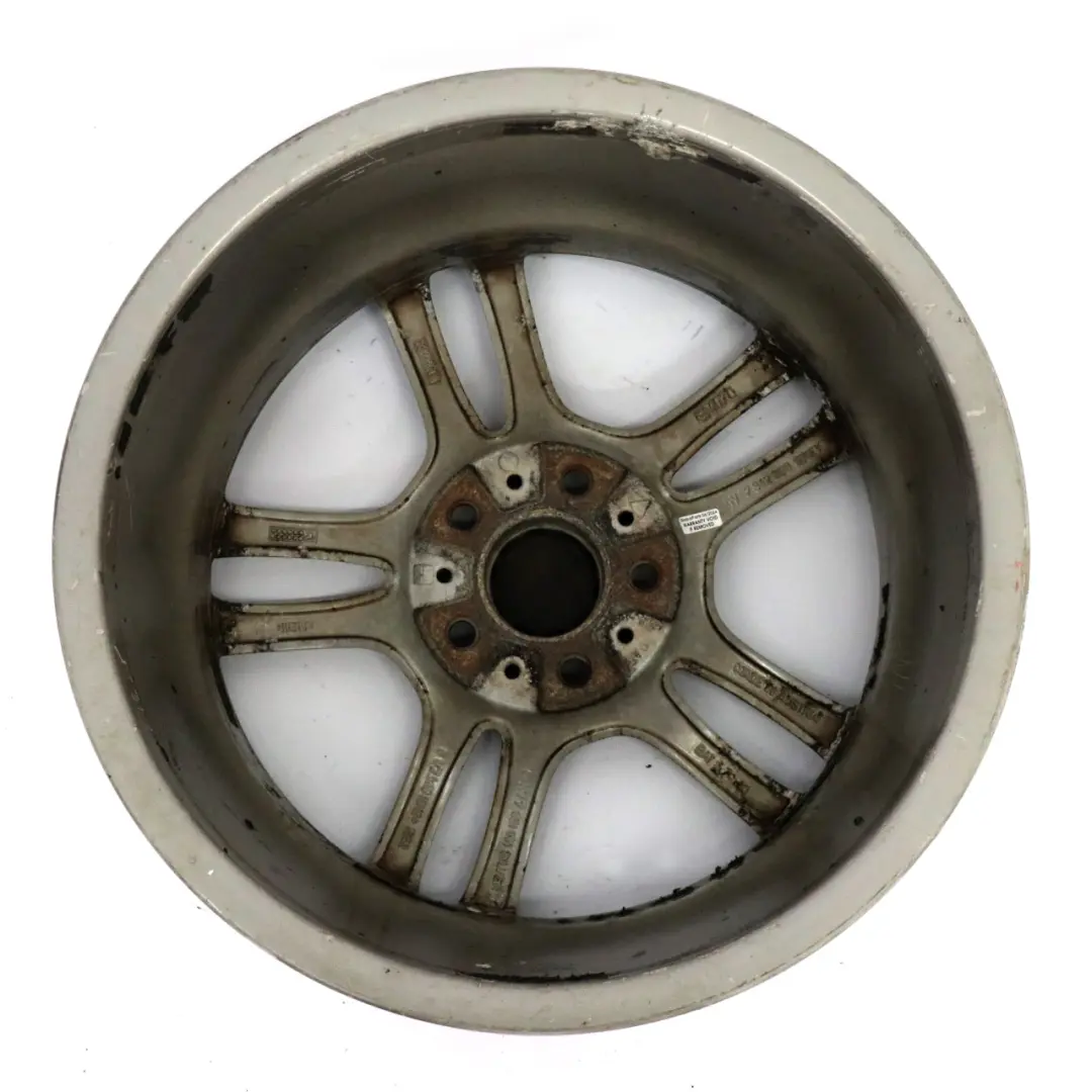 Grey Rear Alloy Wheel Rim 18" 8,5J ET:52 M Double Spoke 261 to BMW E81 E87 with Part number 7842608 BMW E81 E87 Grey Rear Alloy Wheel Rim 18" 8,5J ET:52 M Double Spoke 261 - SKU 7842608-1 - Part number 7842608