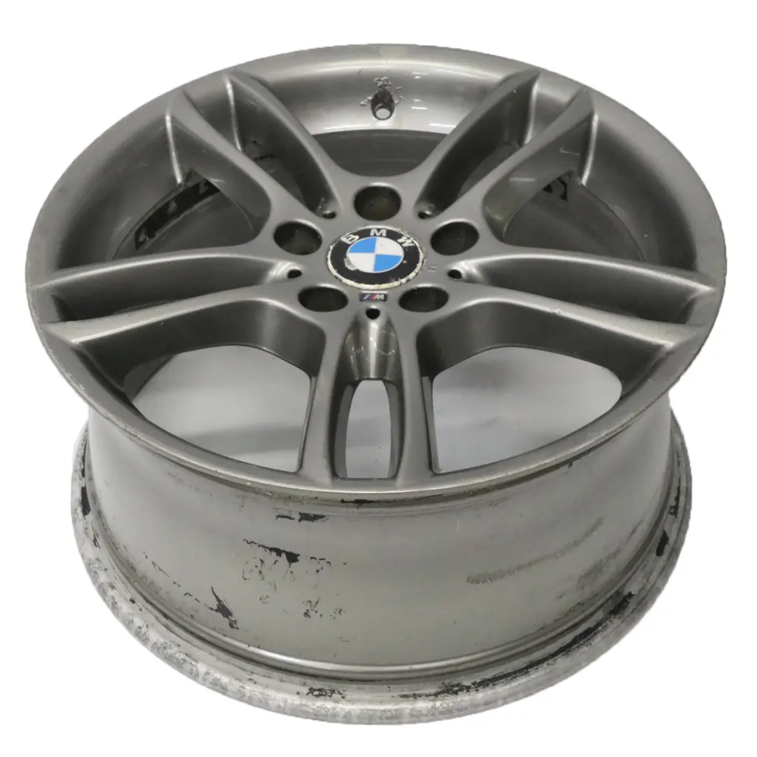 BMW E81 E87 Grey Rear Alloy Wheel Rim 18" 8,5J ET:52 M Double Spoke 261 - SKU 7842608-2 - Part number 7842608