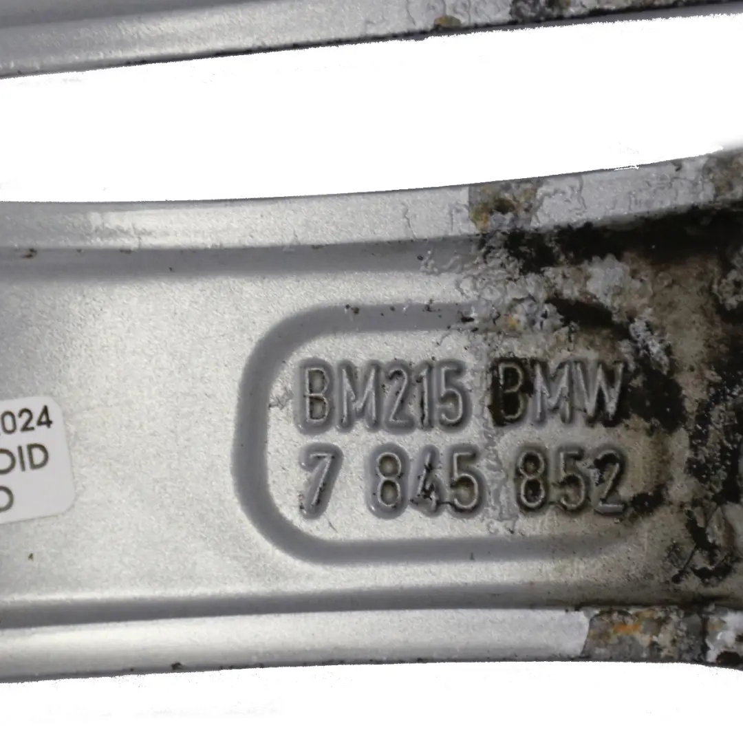 Front Silver Alloy Wheel Rim 18" 7,5J ET:45 M Star Spoke 386 to BMW F20 F21 with Part number 7845852 BMW F20 F21 Front Silver Alloy Wheel Rim 18" 7,5J ET:45 M Star Spoke 386 - SKU 7845852-4 - Part number 7845852