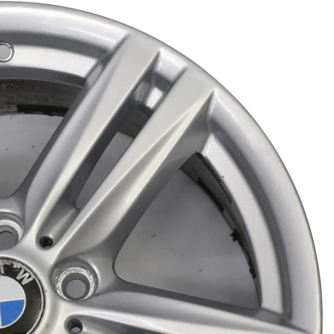 Front Silver Alloy Wheel Rim 18" 7,5J ET:45 M Star Spoke 386 to BMW F20 F21 with Part number 7845852 BMW F20 F21 Front Silver Alloy Wheel Rim 18" 7,5J ET:45 M Star Spoke 386 - SKU 7845852-4 - Part number 7845852