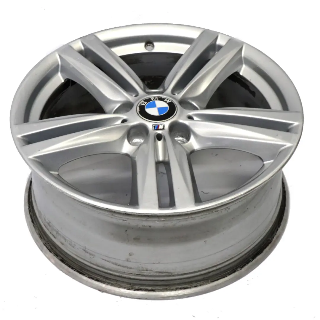 Front Silver Alloy Wheel Rim 18" 7,5J ET:45 M Star Spoke 386 to BMW F20 F21 with Part number 7845852 BMW F20 F21 Front Silver Alloy Wheel Rim 18" 7,5J ET:45 M Star Spoke 386 - SKU 7845852-4 - Part number 7845852