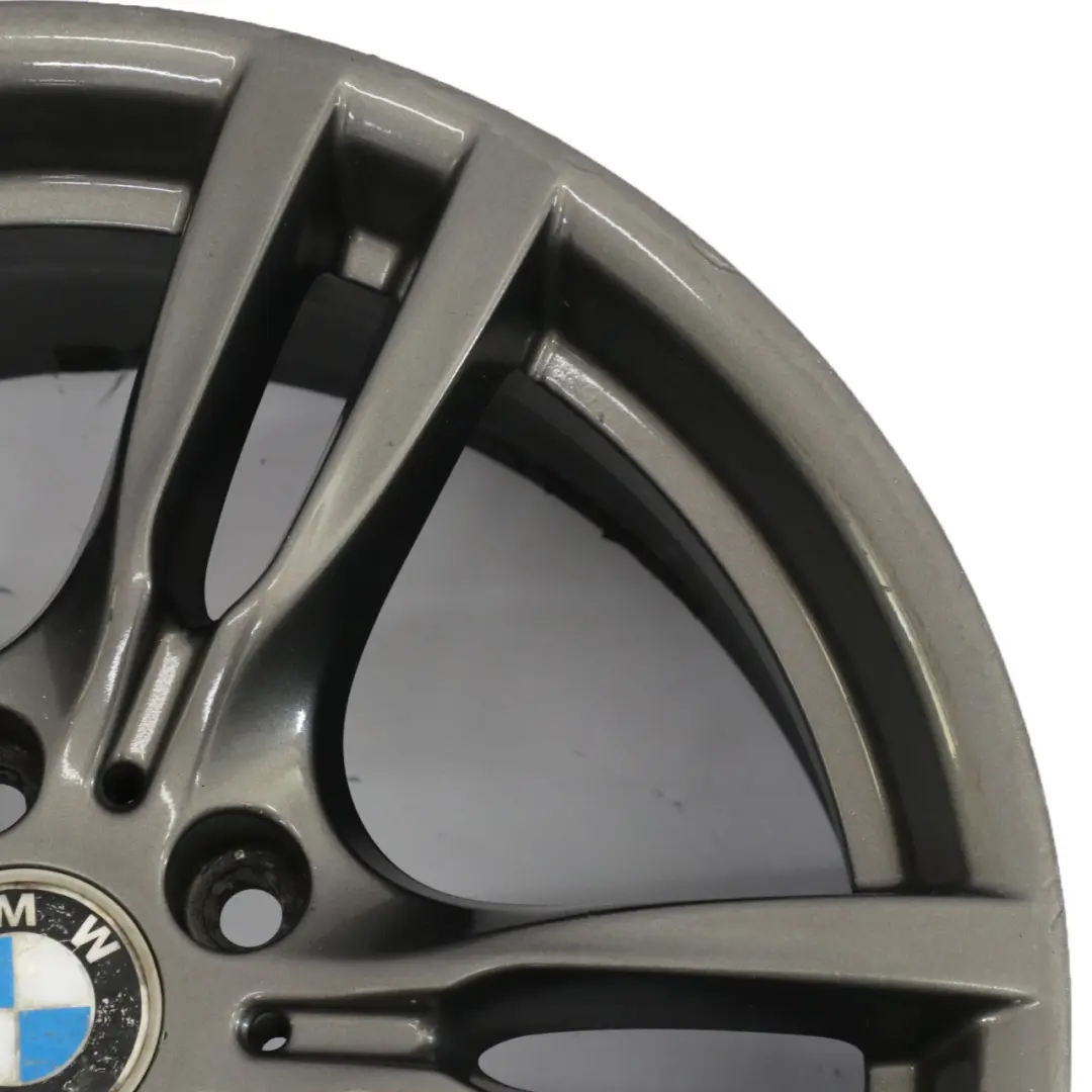 BMW F30 F31 F32 F33 Grey Wheel Alloy Rim 18" M Star Spoke 400 8J ET:34 - SKU 7845880-11 - Part number 7845880