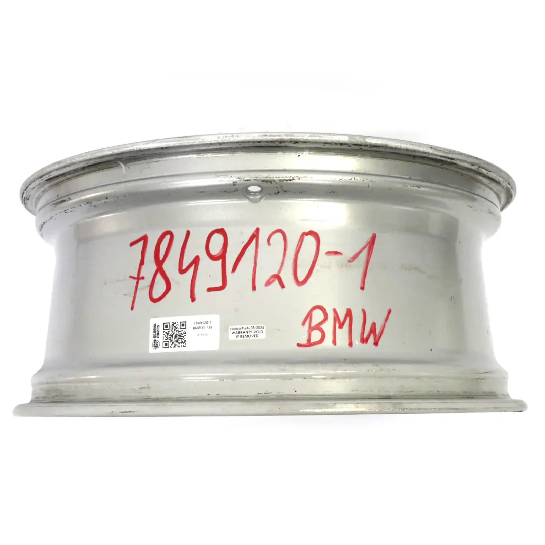 BMW F39 F48 Orbitgrey Wheel Alloy Rim 19" 8J ET:47 M Double Spoke 572 - SKU 7849120-1 - Part number 7849120
