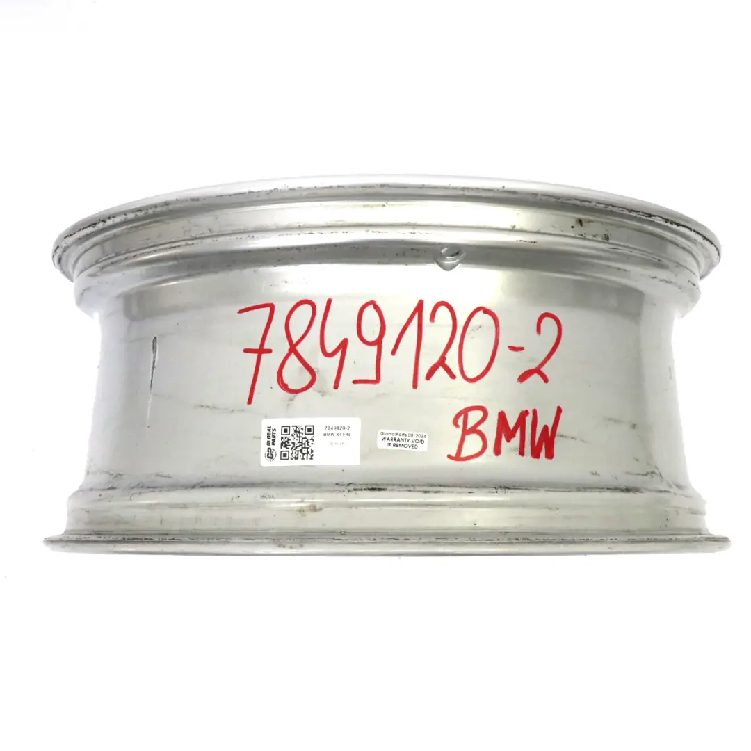 BMW F39 F48 Orbitgrey Wheel Alloy Rim 19" 8J ET:47 M Double Spoke 572 - SKU 7849120-2 - Part number 7849120