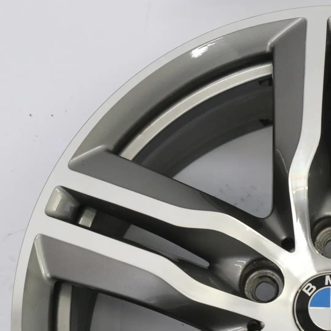 Alloy Rim 18" M Double Spoke 570 ET:51 7,5J Ferricgrey to BMW X1 F48 Wheel with Part number 7850456 BMW X1 F48 Wheel Alloy Rim 18" M Double Spoke 570 ET:51 7,5J Ferricgrey - SKU 7850456-2 - Part number 7850456