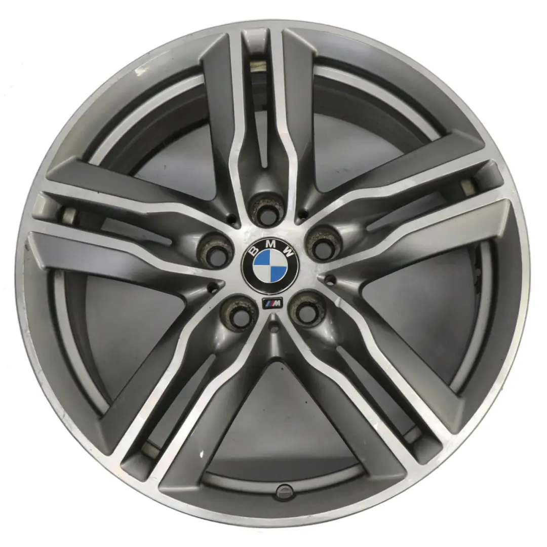 Alloy Rim 18" M Double Spoke 570 ET:51 7,5J Ferricgrey to BMW X1 F48 Wheel with Part number 7850456 BMW X1 F48 Wheel Alloy Rim 18" M Double Spoke 570 ET:51 7,5J Ferricgrey - SKU 7850456-4 - Part number 7850456