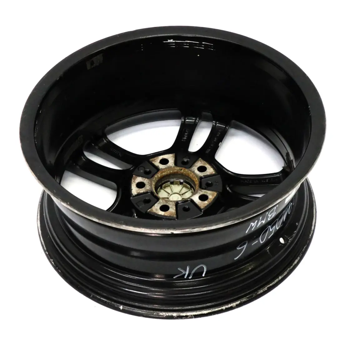 Rim BMW E81 E87 Black Front Alloy 18" M Double Spoke 261 7,5J to Wheel with Part number 7891050 Wheel Rim BMW E81 E87 Black Front Alloy 18" M Double Spoke 261 7,5J - SKU 7891050-6 - Part number 7891050