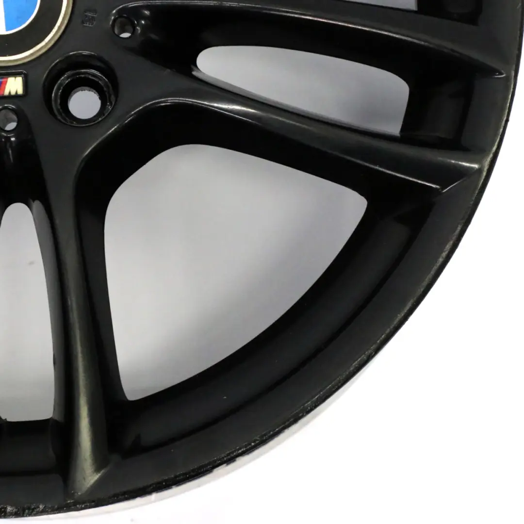 Rim BMW E81 E87 Black Front Alloy 18" M Double Spoke 261 7,5J to Wheel with Part number 7891050 Wheel Rim BMW E81 E87 Black Front Alloy 18" M Double Spoke 261 7,5J - SKU 7891050-6 - Part number 7891050