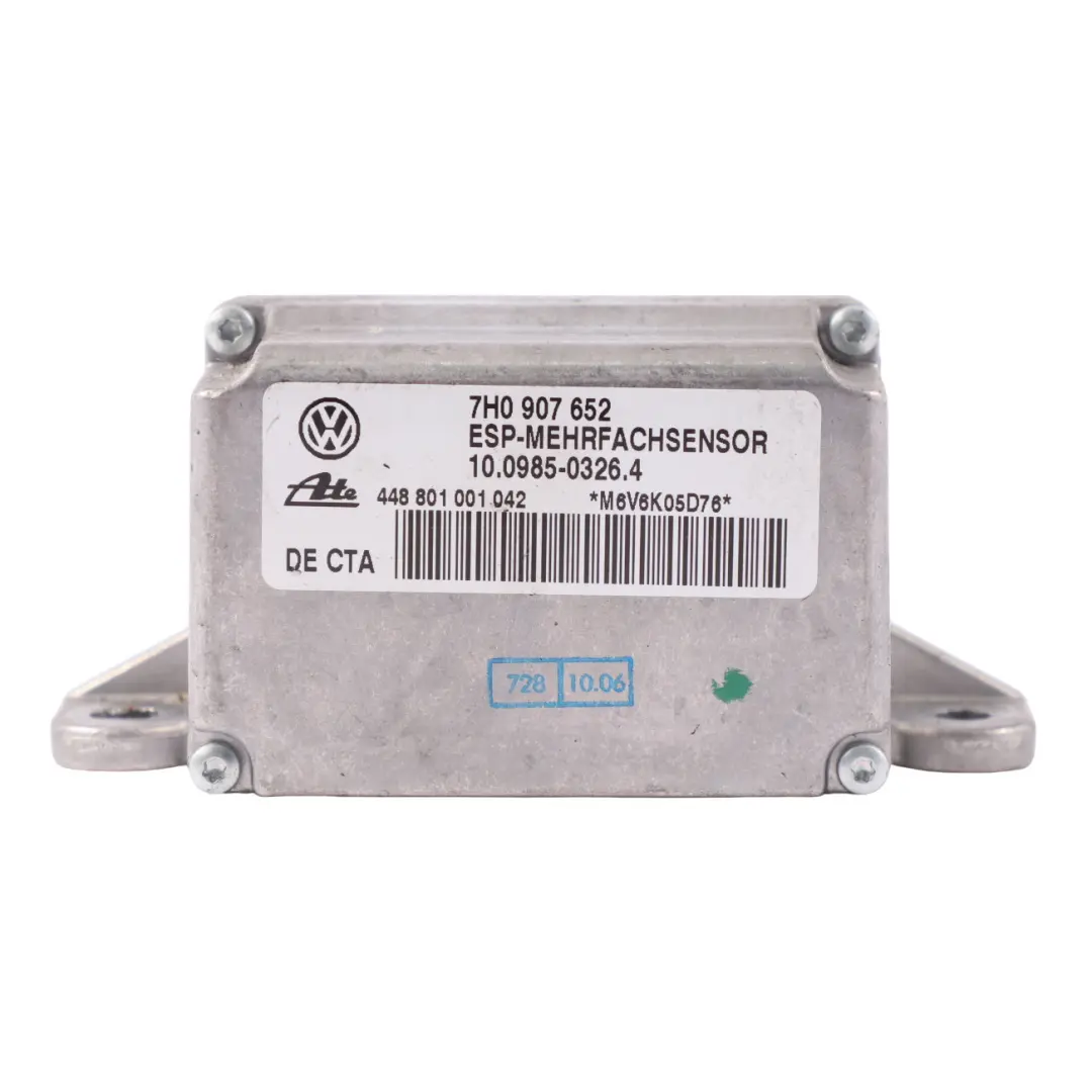 Volkswagen Touareg Yaw ESP Rate Sensor Módulo Unidad Control ECU - SKU 7H0907652 - Número de pieza 7H0907652