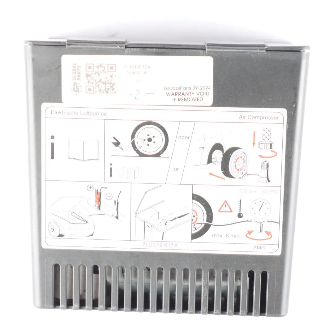 Audi Q7 Tyre Emergency Tool Kit Compressor Boot Trunk Storage - SKU 7L0012617A - Part number 7L0012617A