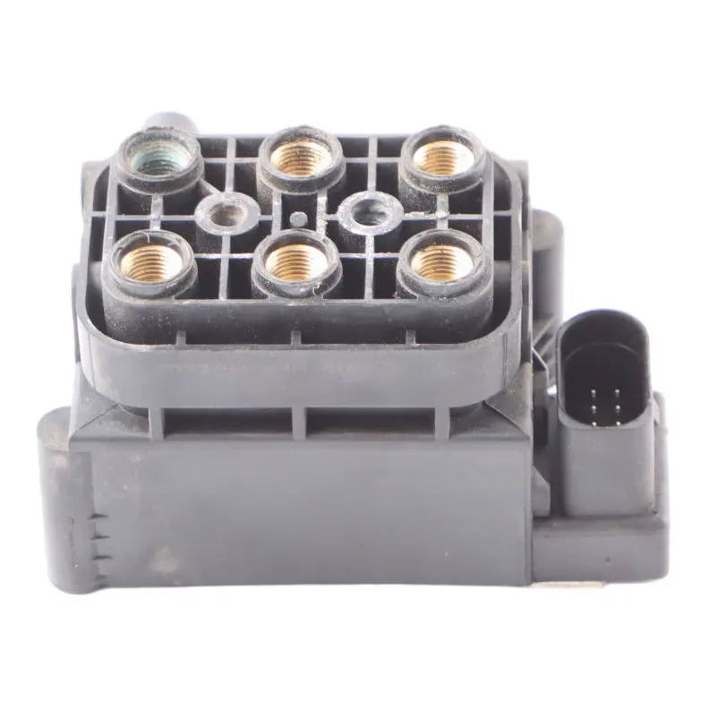 Suspension Compressor Solenoid Valve Control Block to Audi Q7 4L Air with Part number 7L0698014 Audi Q7 4L Air Suspension Compressor Solenoid Valve Control Block - SKU 7L0698014 - Part number 7L0698014