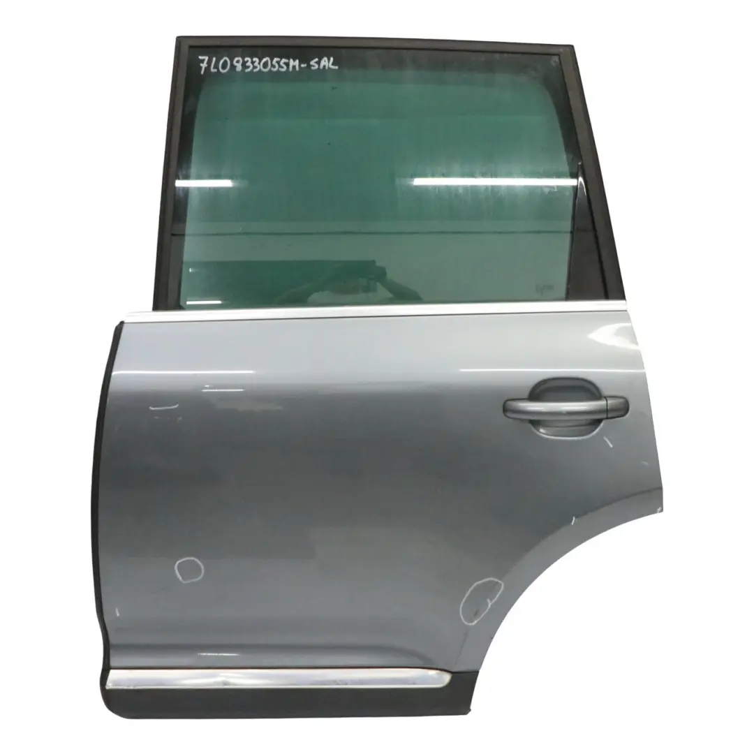 VW Volkswagen Touareg Rear Left Door N/S Salt Lake Grey - D7Z - SKU 7L0833055M-SAL - Part number 7L0833055M-SAL
