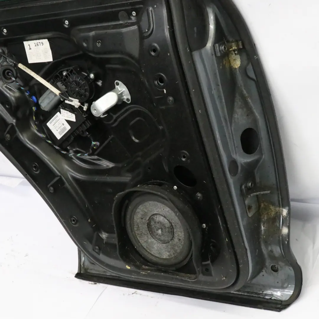 VW Volkswagen Touareg Rear Left Door N/S Salt Lake Grey - D7Z - SKU 7L0833055M-SAL - Part number 7L0833055M-SAL