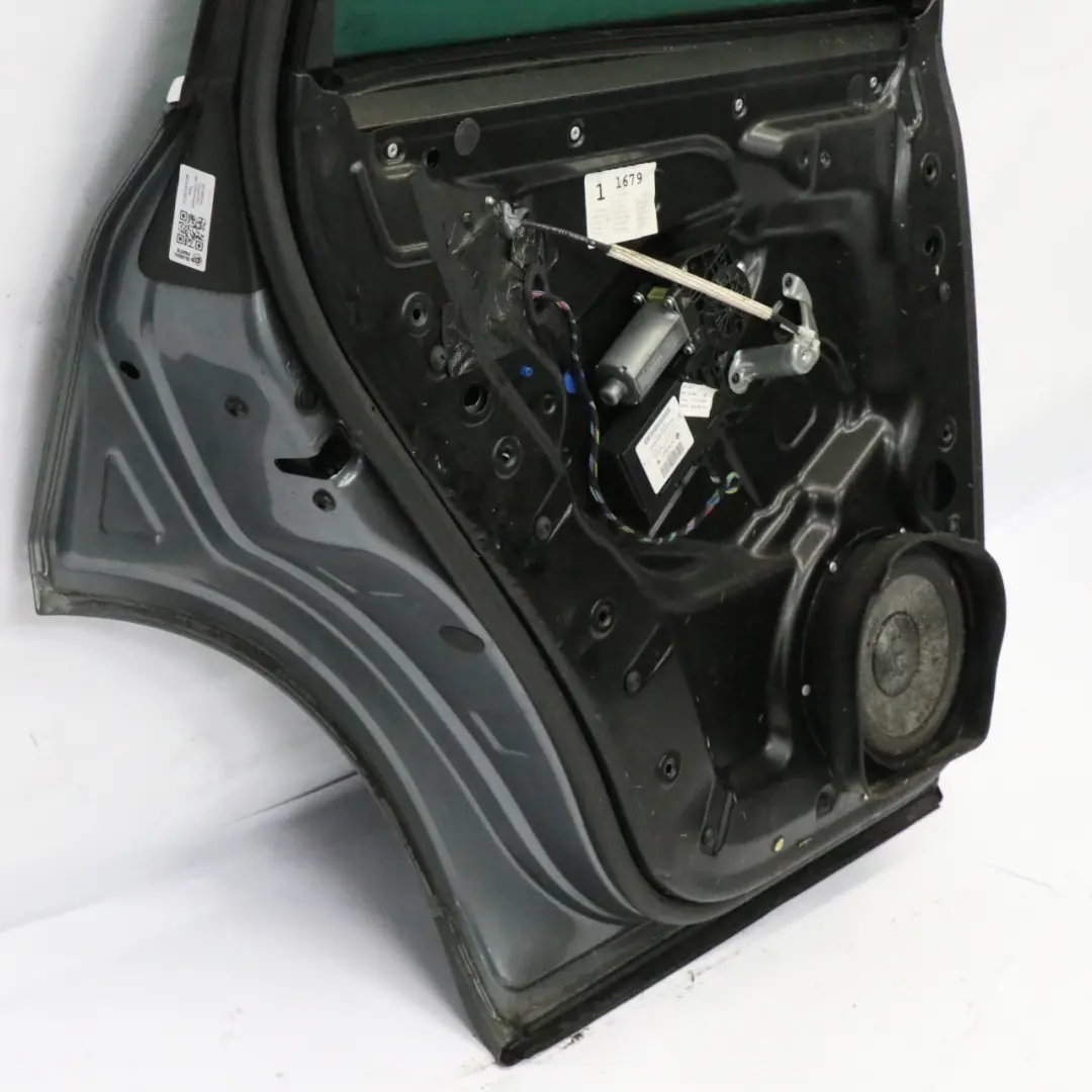 VW Volkswagen Touareg Rear Left Door N/S Salt Lake Grey - D7Z - SKU 7L0833055M-SAL - Part number 7L0833055M-SAL