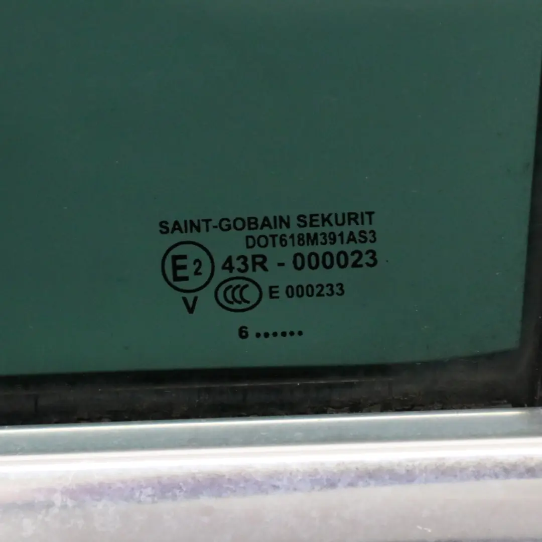 VW Volkswagen Touareg Rear Left Door N/S Salt Lake Grey - D7Z - SKU 7L0833055M-SAL - Part number 7L0833055M-SAL