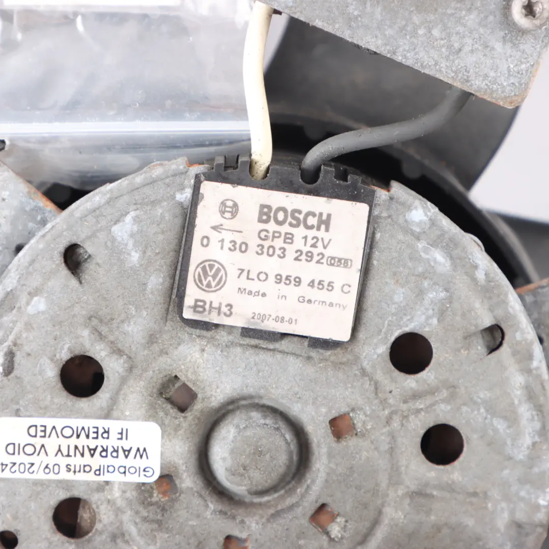 Radiator Fan Blade Motor to Audi Q7 Volkswagen Touareg with Part number 7L0959455C Audi Q7 Volkswagen Touareg Radiator Fan Blade Motor - SKU 7L0959455C - Part number 7L0959455C