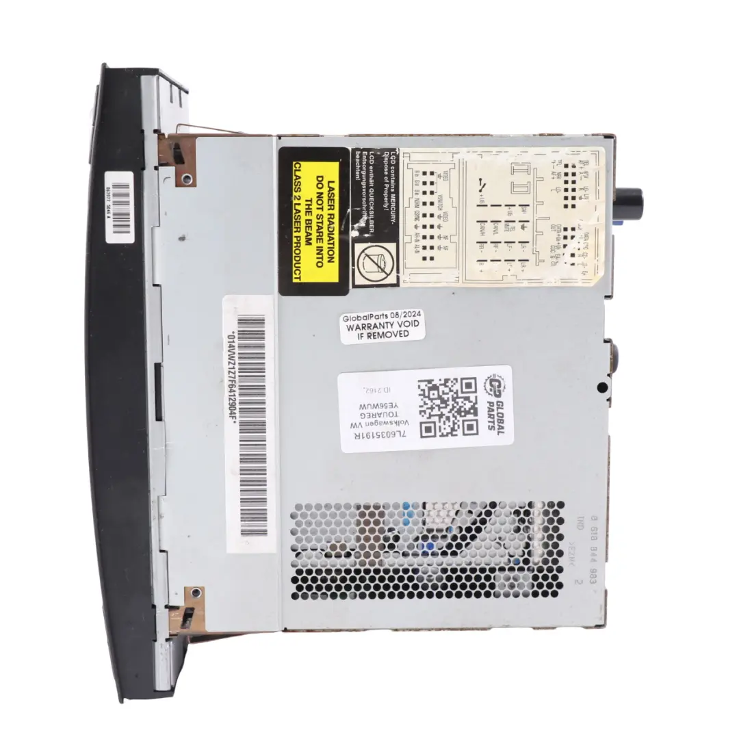 VW Volkswagen Touareg 7L Radio Lettore Navigazione satellitare Testa - SKU 7L6035191R - Numero di parte 7L6035191R