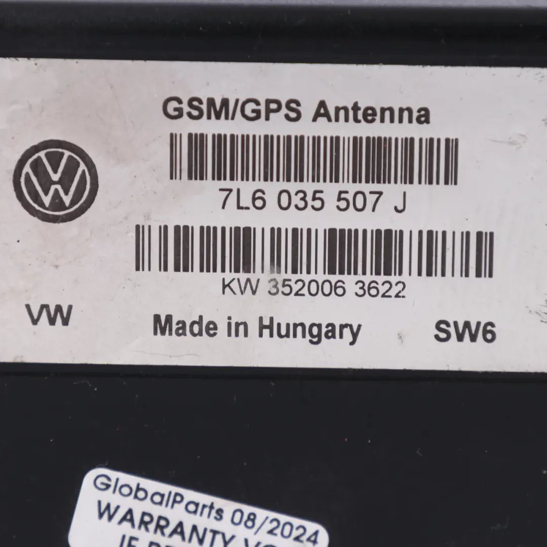 7L Tetto Antenna Unità controllo Modulo per Volkswagen Touareg con numero di parte 7L6035507L Volkswagen Touareg 7L Tetto Antenna Unità controllo Modulo - SKU 7L6035507L - Numero di parte 7L6035507L