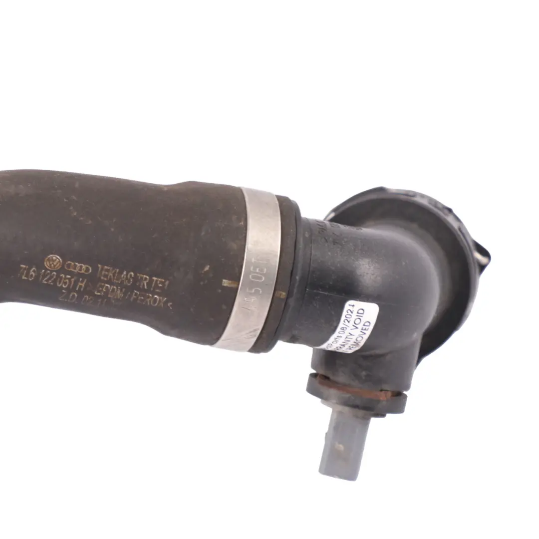 Wasserschlauch Kühlmittelrohr Rohrleitung für Volkswagen Touareg 2.5 TDI mit Teilenummer 7L6122051H Volkswagen Touareg 2.5 TDI Wasserschlauch Kühlmittelrohr Rohrleitung - SKU 7L6122051H - Teilenummer 7L6122051H