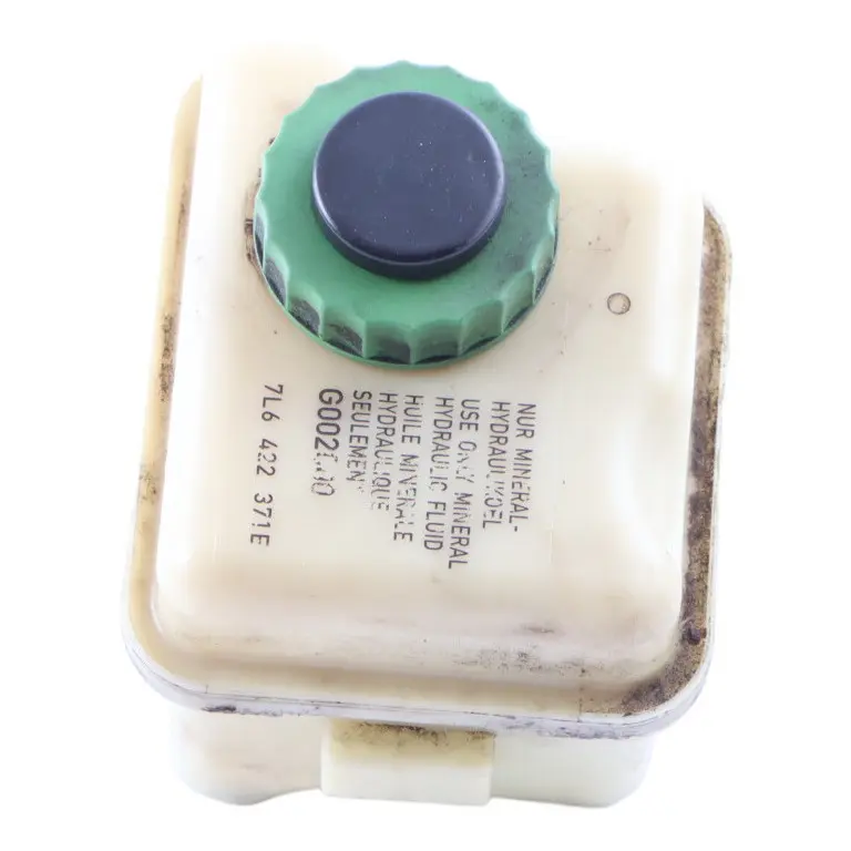 Steering Pump Tank Container Reservoir to Audi Q7 4L Power with Part number 7L6422371E Audi Q7 4L Power Steering Pump Tank Container Reservoir - SKU 7L6422371E - Part number 7L6422371E