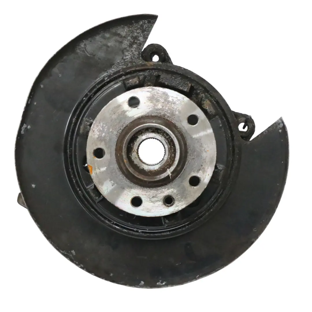 VW Touareg 7L Jambes suspension arrière gauche Moyeu disque frein - SKU 7L6505435B - Numéro de pièce 7L6505435B
