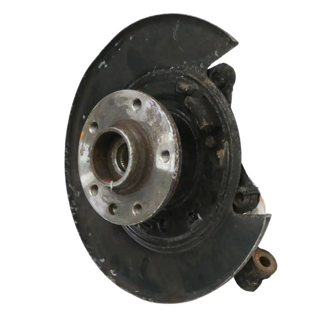 VW Touareg 7L Trasera Izquierda Suspensión Pierna Rueda Cubo Freno - SKU 7L6505435B - Número de pieza 7L6505435B