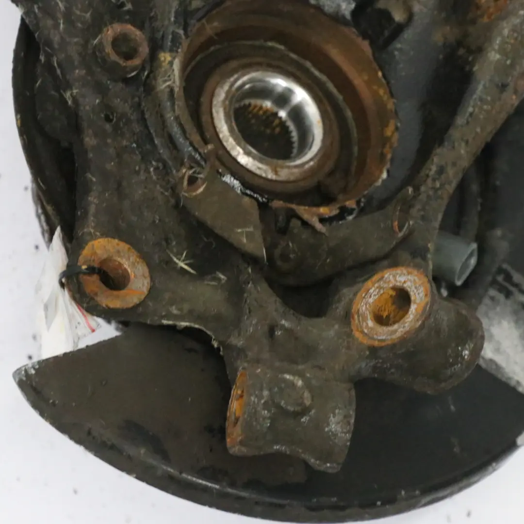 VW Touareg 7L Jambes suspension arrière gauche Moyeu disque frein - SKU 7L6505435B - Numéro de pièce 7L6505435B