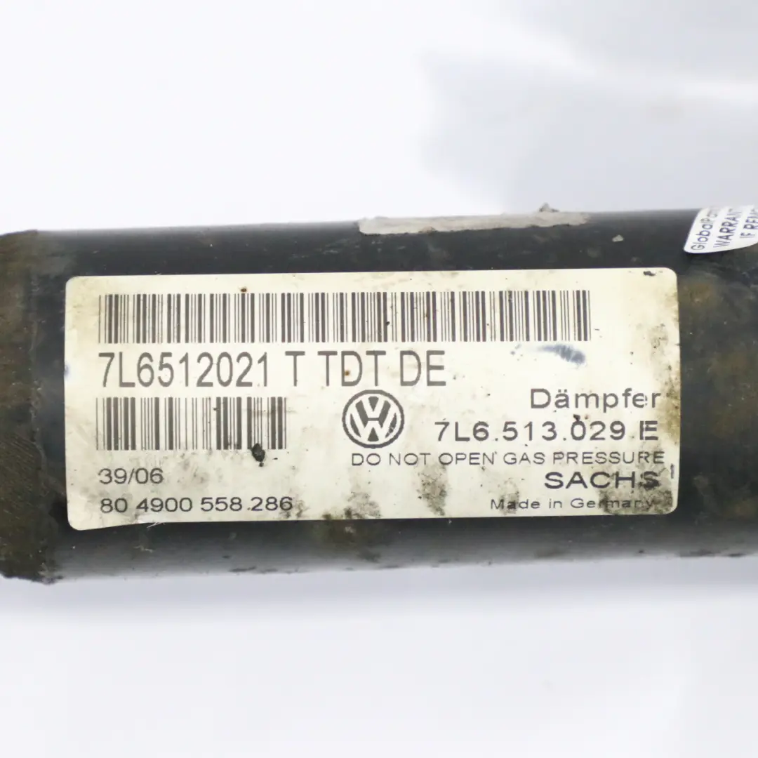 VW Touareg 7L Zawieszenie Amortyzator Lewy Prawy Tył - SKU 7L6513029E - Numer Części 7L6513029E