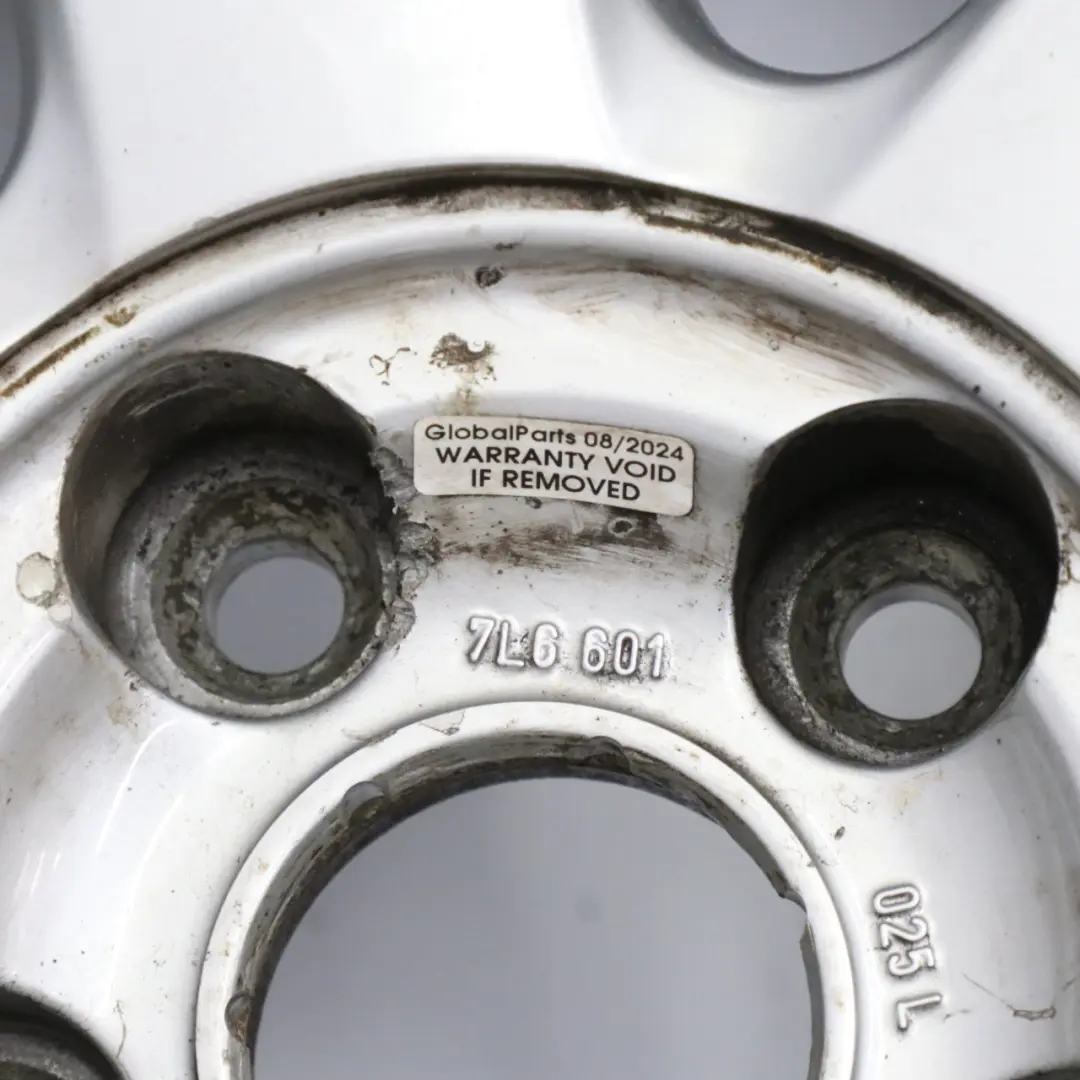 7L Silver Alloy Wheel Rim 18" ET:57 8J VW Volkswagen Touareg - SKU 7L6601025L-1 - Part number 7L6601025L