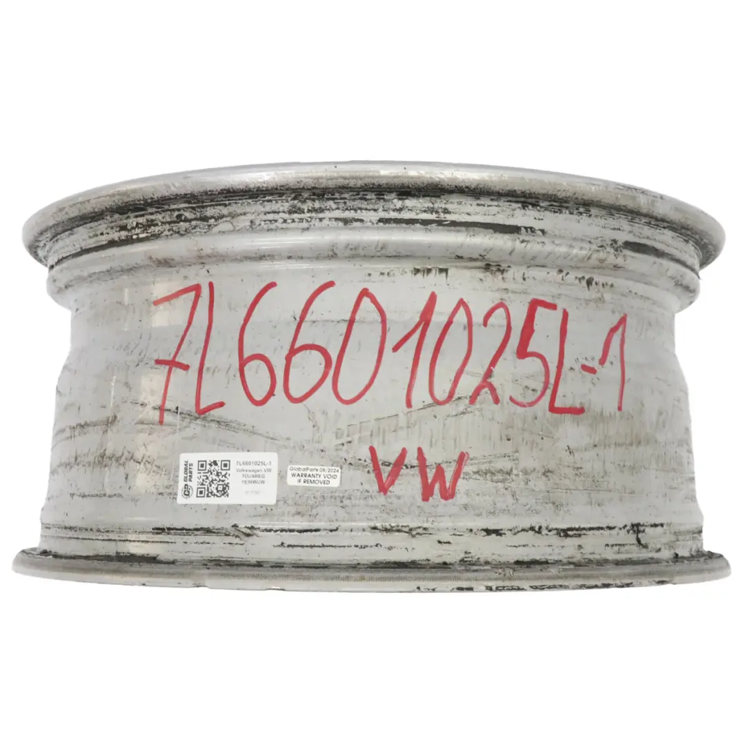 VW Volkswagen Touareg 7L Cerchio in lega argento 18" ET:57 8J - SKU 7L6601025L-1 - Numero di parte 7L6601025L